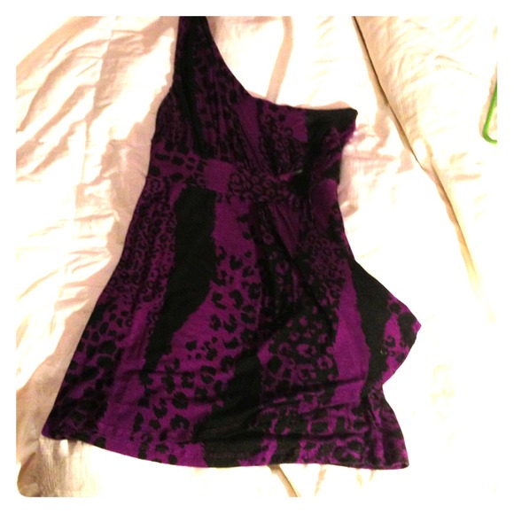 Leopard print shirt/dress.