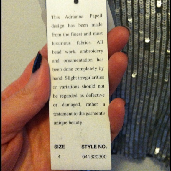 NWT Adrianna Papell dress top - Picture 4 of 4