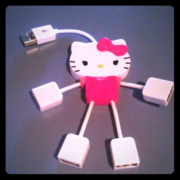 HELLO KITTY USB AND SZ18 BLUE SHORTS