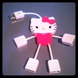 HELLO KITTY USB AND SZ18 BLUE SHORTS