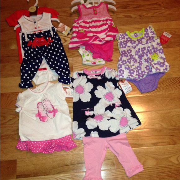 3/6 month girl summer clothing