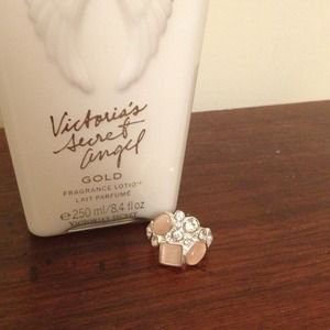 Rhinestone Cluster Ring