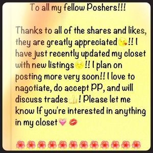 To all my fellow Poshers;)!