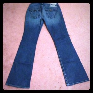 *RESERVED* True Religion boot cut jeans.  Size 32.