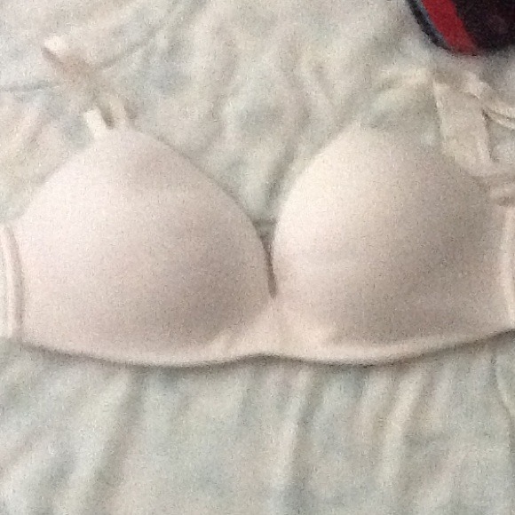 Victoria's Secret cotton bra, white, 36C