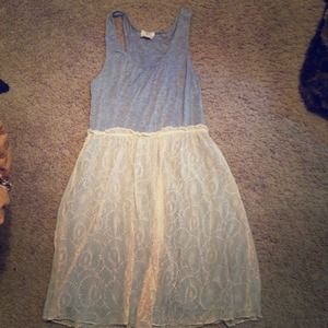 Precious Grey and lace dress
