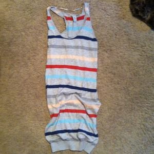 Short striped dress