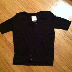 Black short sleeve Aerie cardigan