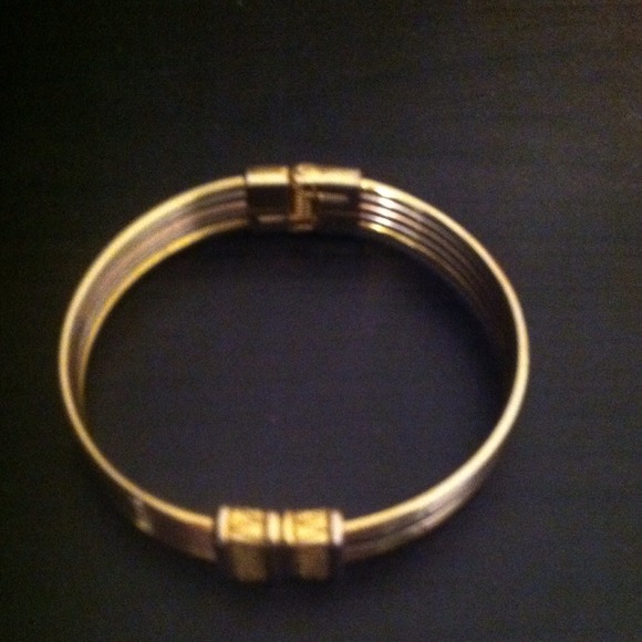 Gold and silver bracelet