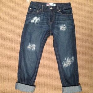 Levi's Distressed Boyfriend Jeans