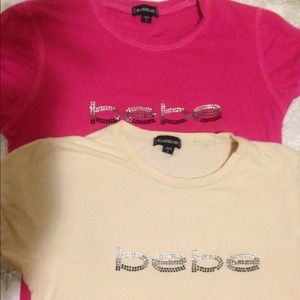 ❌Reserved ❌ BEBE short sleeve shirts