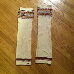Hollister knit leg warmers