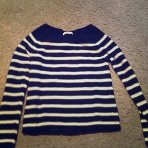 Black and white sweater