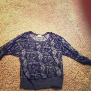 Black grungy sweater