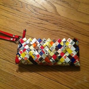 Clutch made from old wrappers