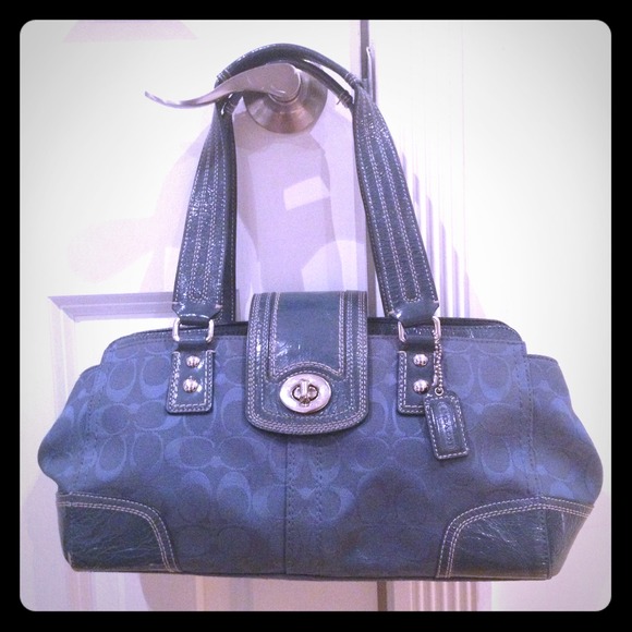 Coach Bag - Dusty Blue
