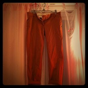 J.Crew Dark Khaki Capri's sz 6