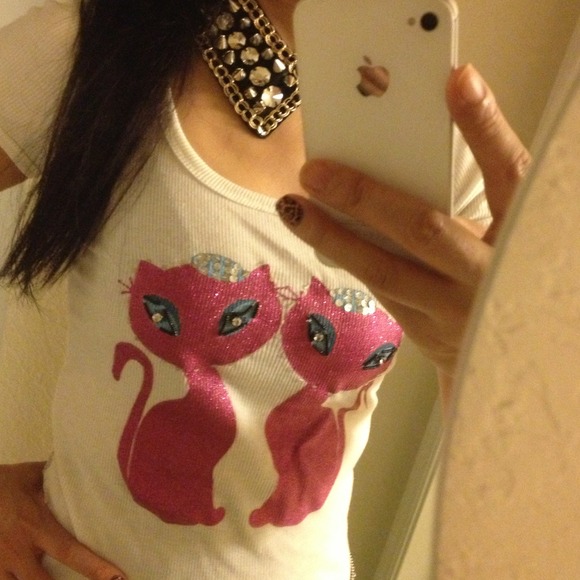 ⛔Sold bundle👏👏Cute T lace back❤ - Picture 4 of 4