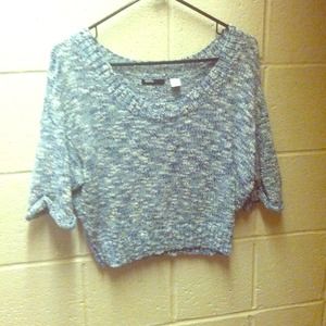 Cropped urban outfitters sweater