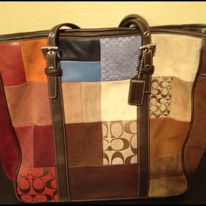 Coach patchwork purse , fall edition.