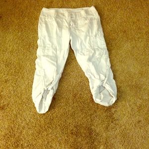 White Capri Pants