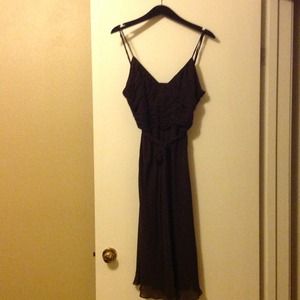 Espresso brown flowing dress