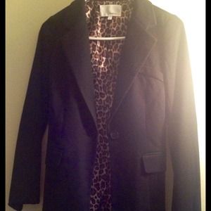 Black long blazer