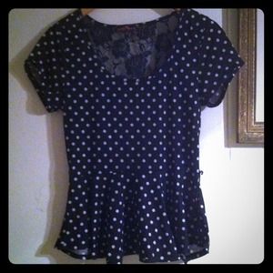 Polka dot peplum bundle