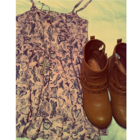 butterfly print tank