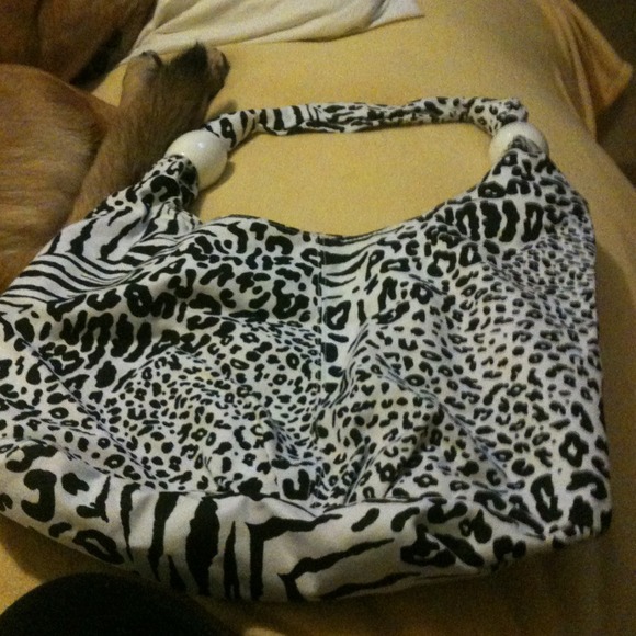 Roxy animal print handbag