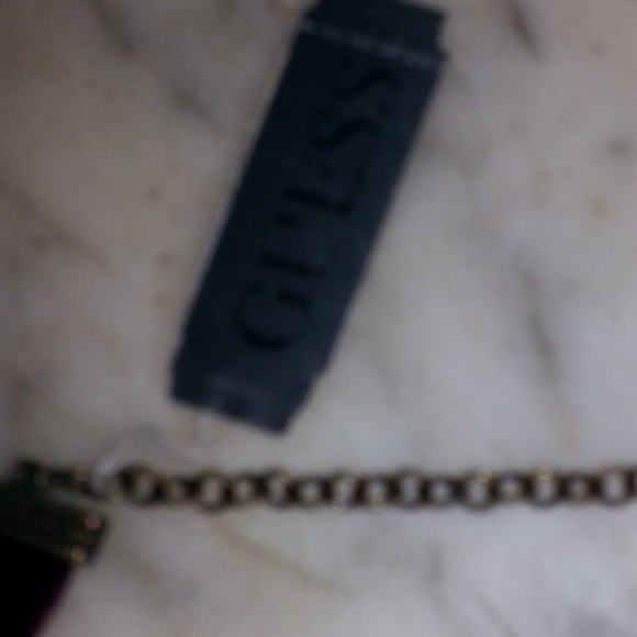 Guess Burgundy Choker, NWT - Picture 3 of 3