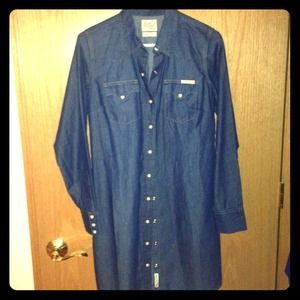 Medium Denim Lucky Brand Dress!