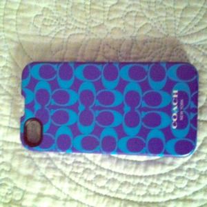 Coach iPhone 4/4s hard plastic cover