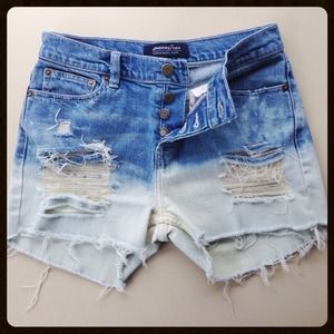 High Waisted Ombré Shorts