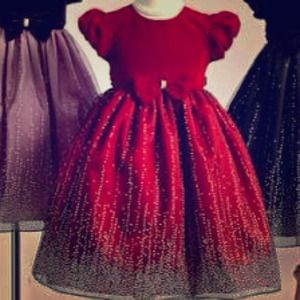 Beautiful Maroon Children's Dress
