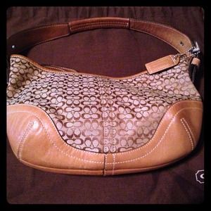 Authentic coach signature purse