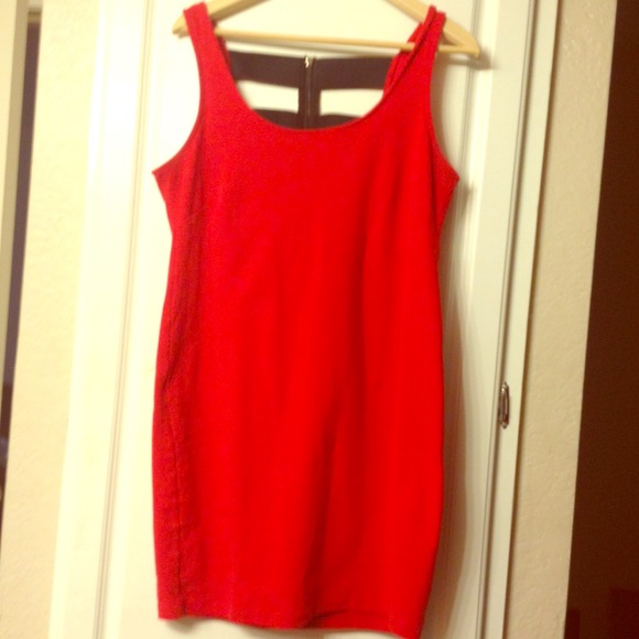 Red plus size bodycon dress❤❤