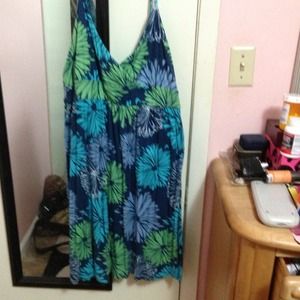 Old navy XL blue/green sundress