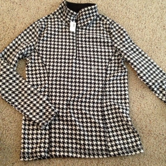 🚫Sold🚫Old Navy Houndstooth fleece Med