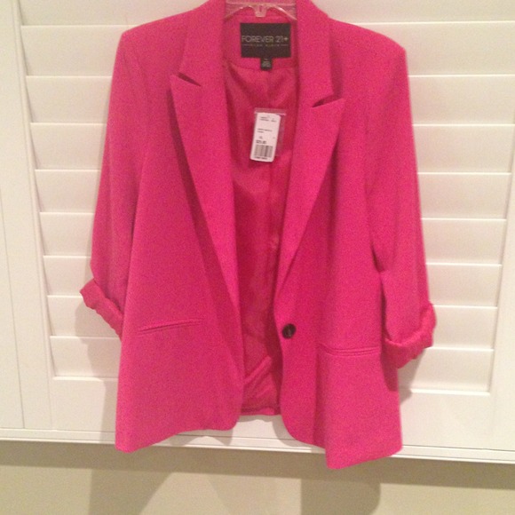 Forever 21 Hot Pink Blazer