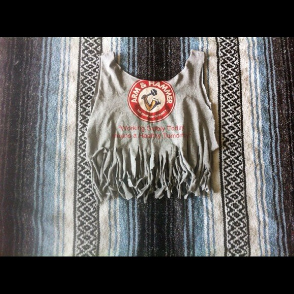 Arm and Hammer Studded Crop Top