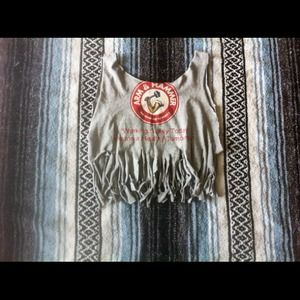 Arm and Hammer Studded Crop Top