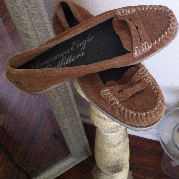 Sued Loafers comfy "American Eagle Outfitters" - Picture 3 of 3