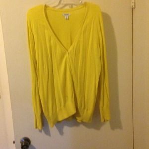 Yellow cardiganSold