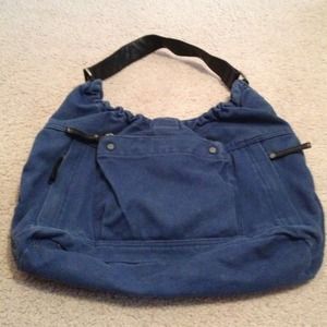 Navy blue converse One Star purse