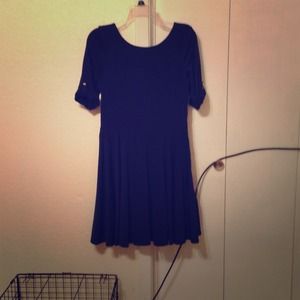 Express navy scoop back dress. NWOT