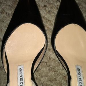 Short heal manolo blahnik