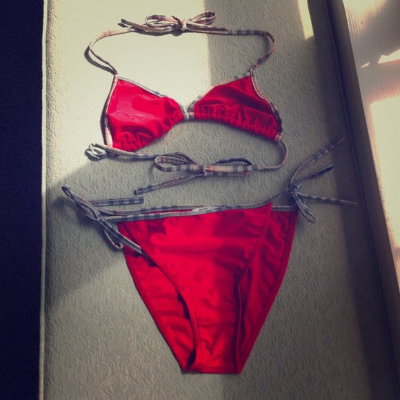 Burberry Other - Red Burberry Bikini