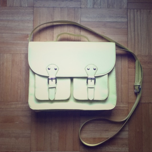 ⛔SOLD⛔Neon yellow cross body