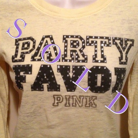 🔴:: SOLD ::🔴  Yellow shirt from VS PINK line